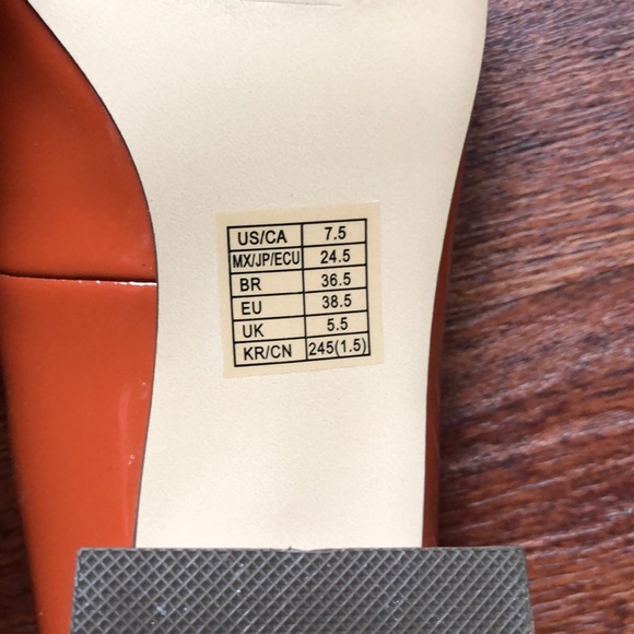 Shoes 💜Pumps Orange - Picture 3 of 4